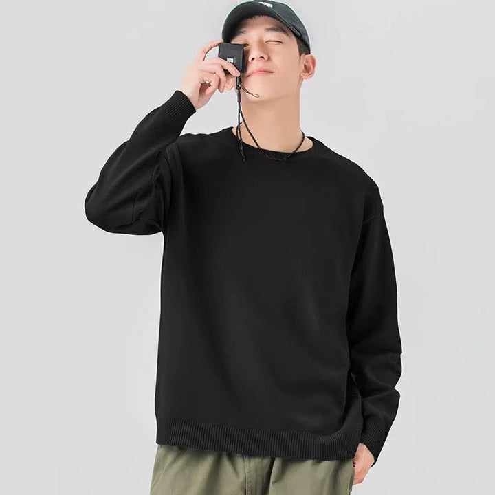 Casual Crew Neck Sweater