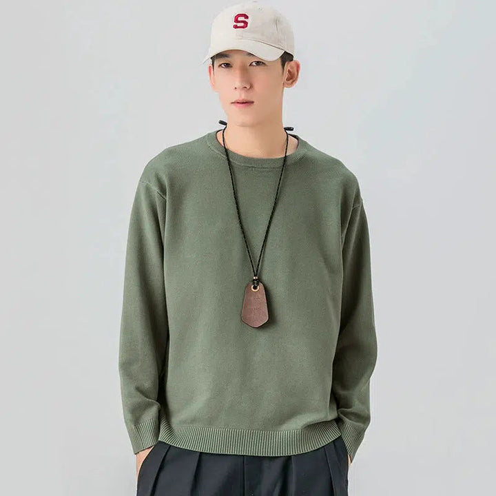 Casual Crew Neck Sweater