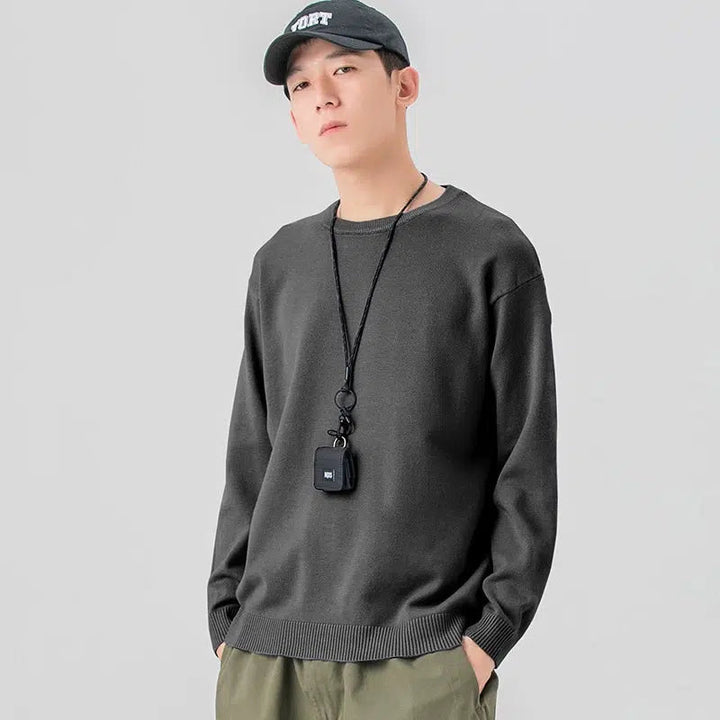 Casual Crew Neck Sweater