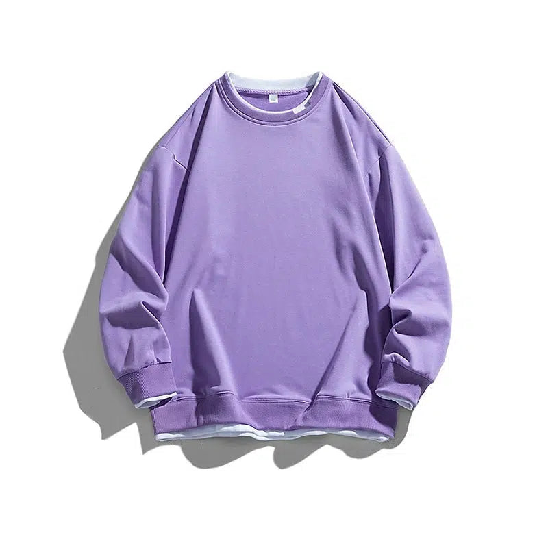 Casual Crew Neck Sweatshirt