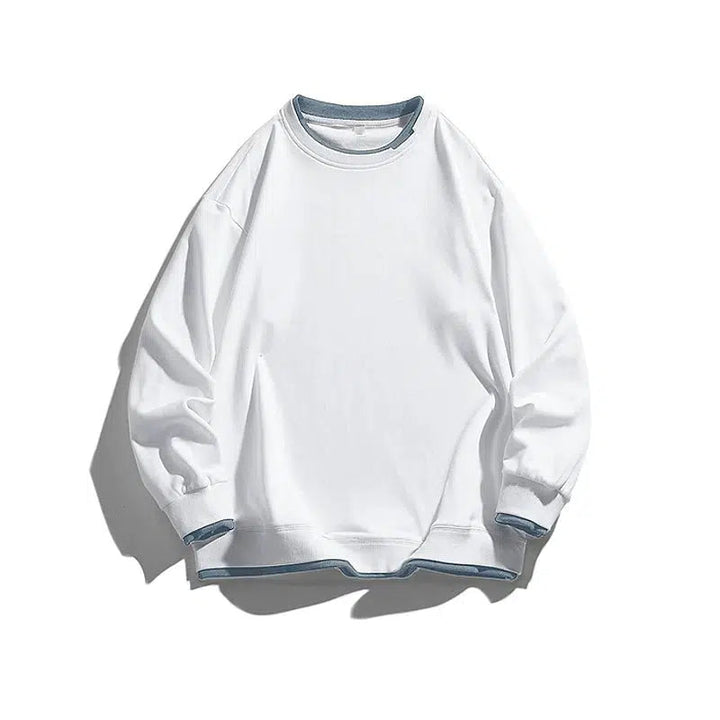 Casual Crew Neck Sweatshirt