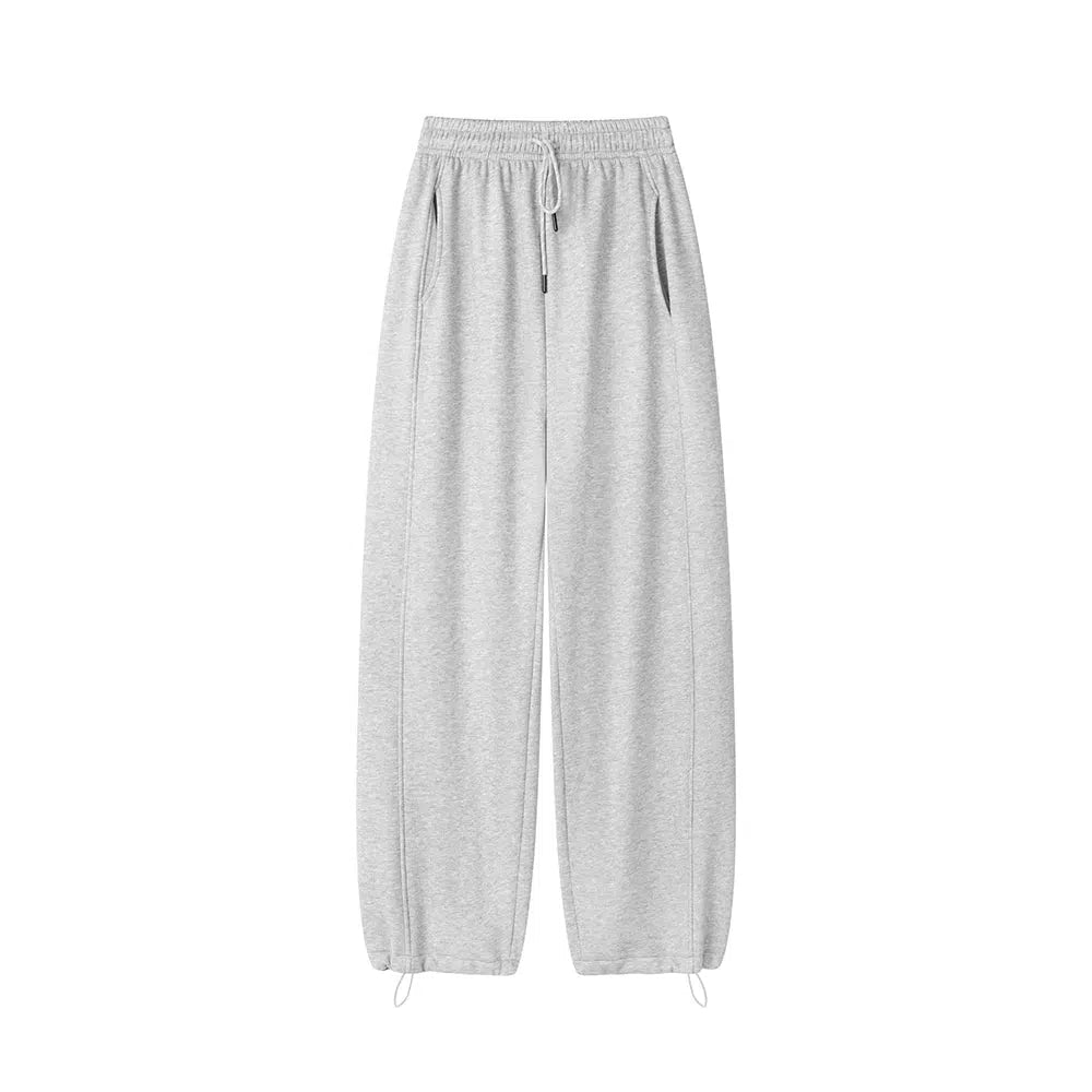 Elastic Waist Drawstring Pants