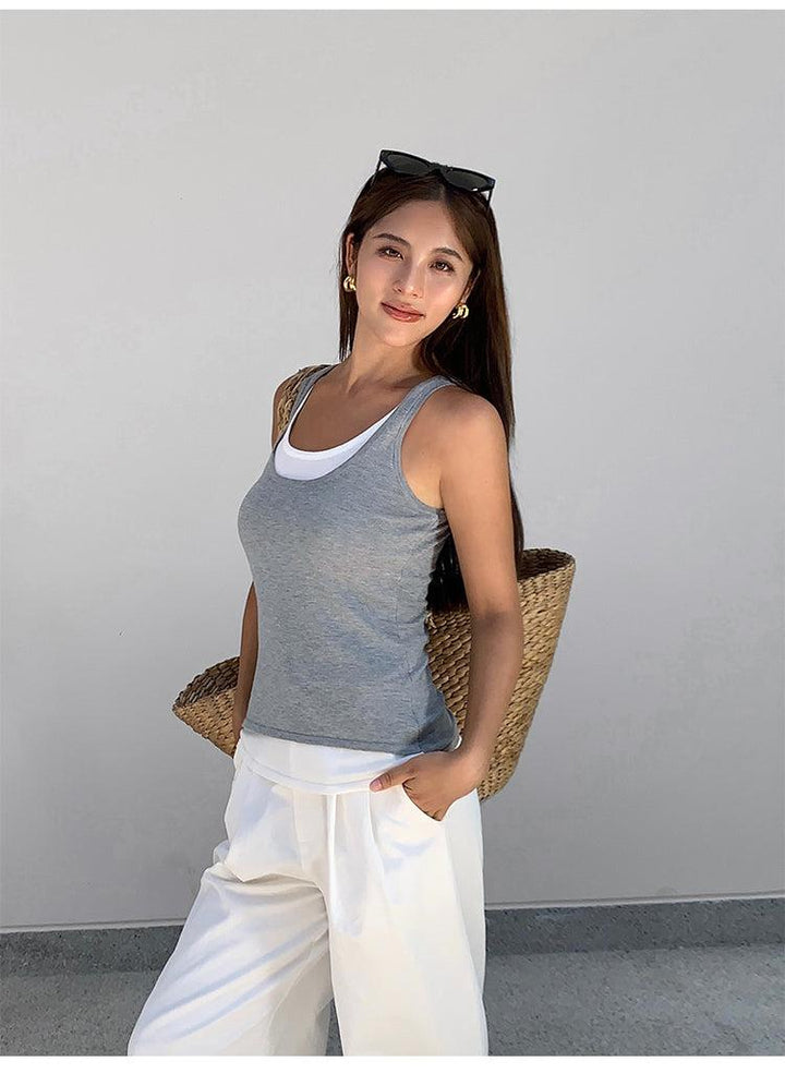 Casual Layered Tank Top