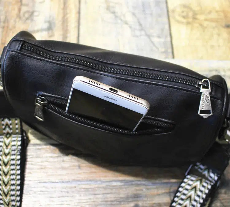 Casual Leather Crossbody Bag