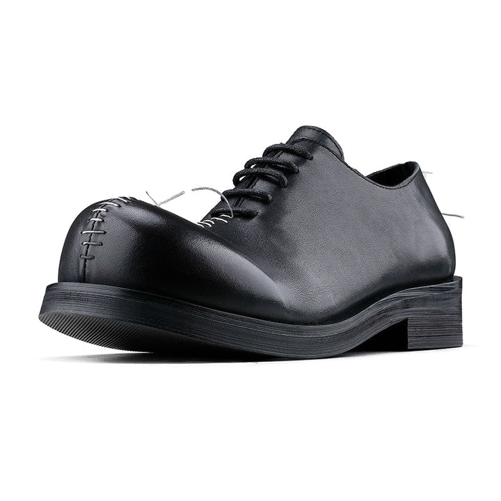 Casual Leather Lace-Up Shoes