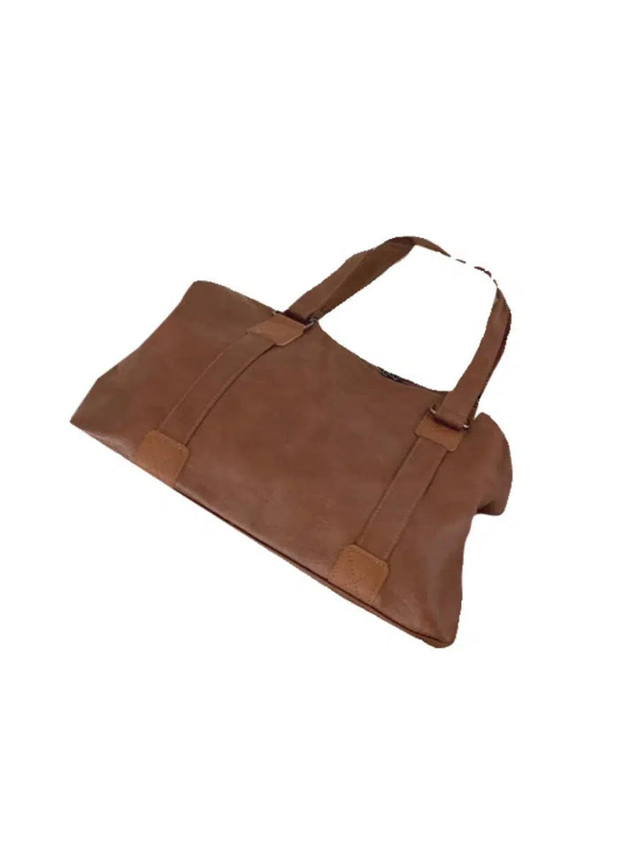 Casual Leather Satchel