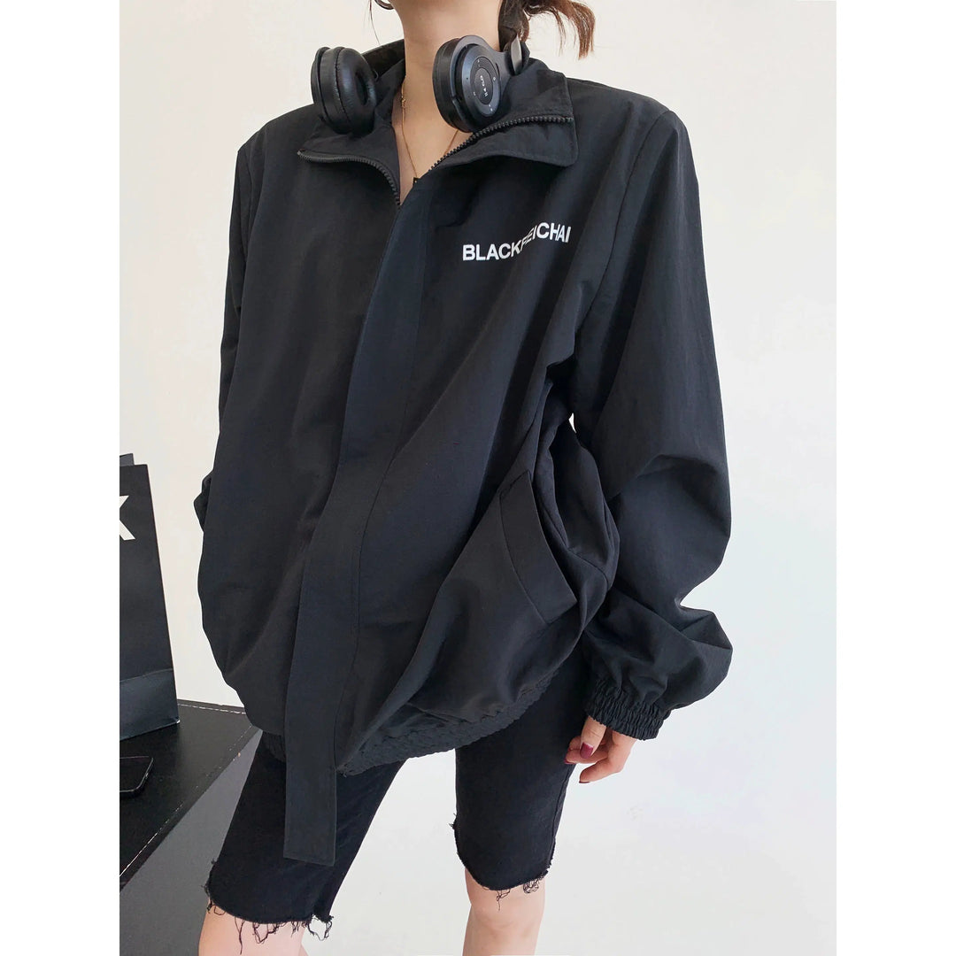 Casual Lightweight Zip-Up Coat