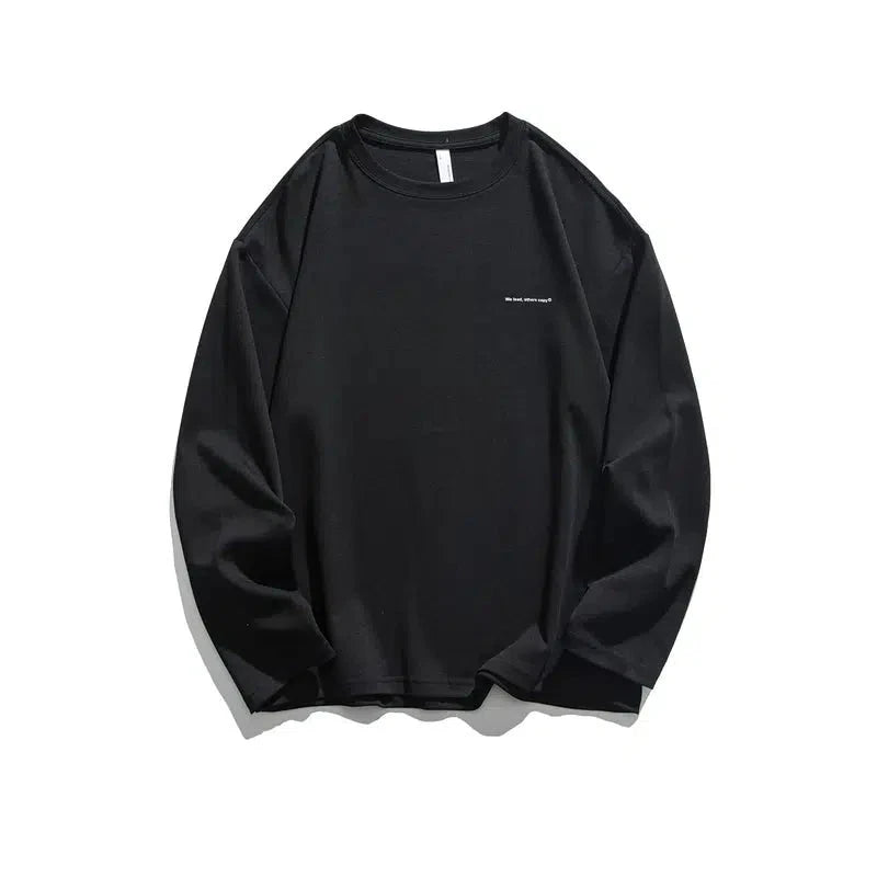 Casual Long Sleeve Crewneck T-Shirt