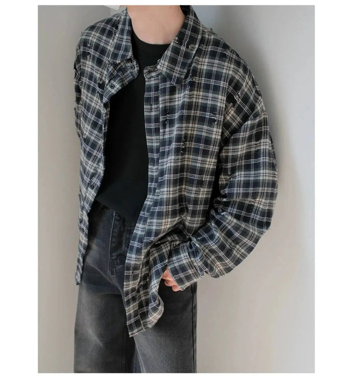 Casual Plaid Long Sleeve Shirt