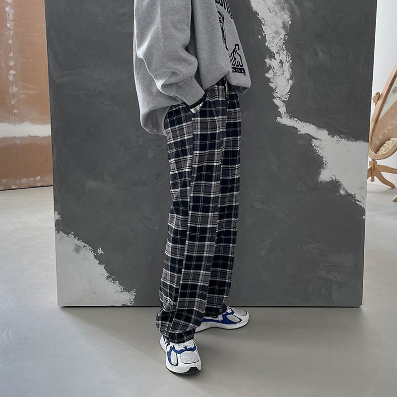 Casual Plaid Pants