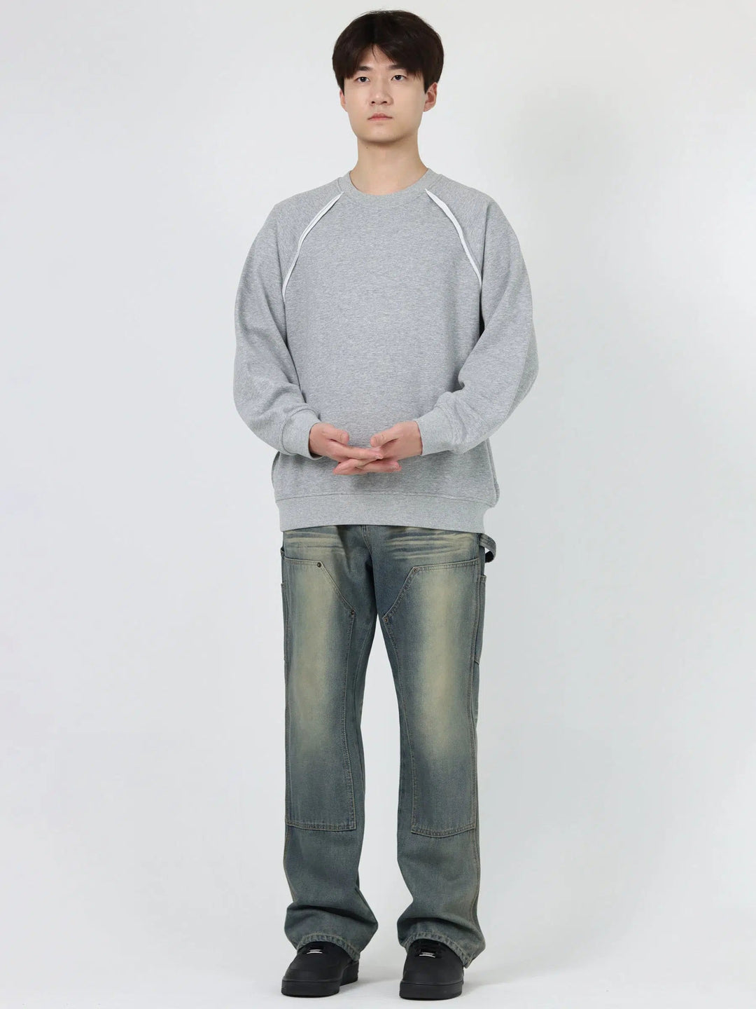 Crew Neck Long Sleeve Pullover