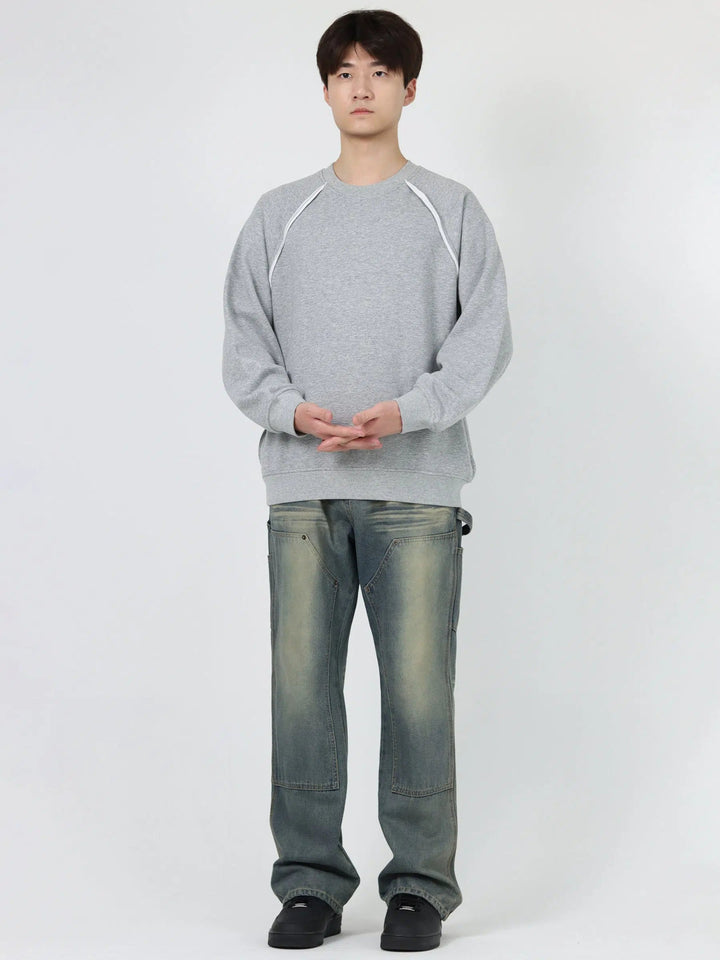 Crew Neck Long Sleeve Pullover