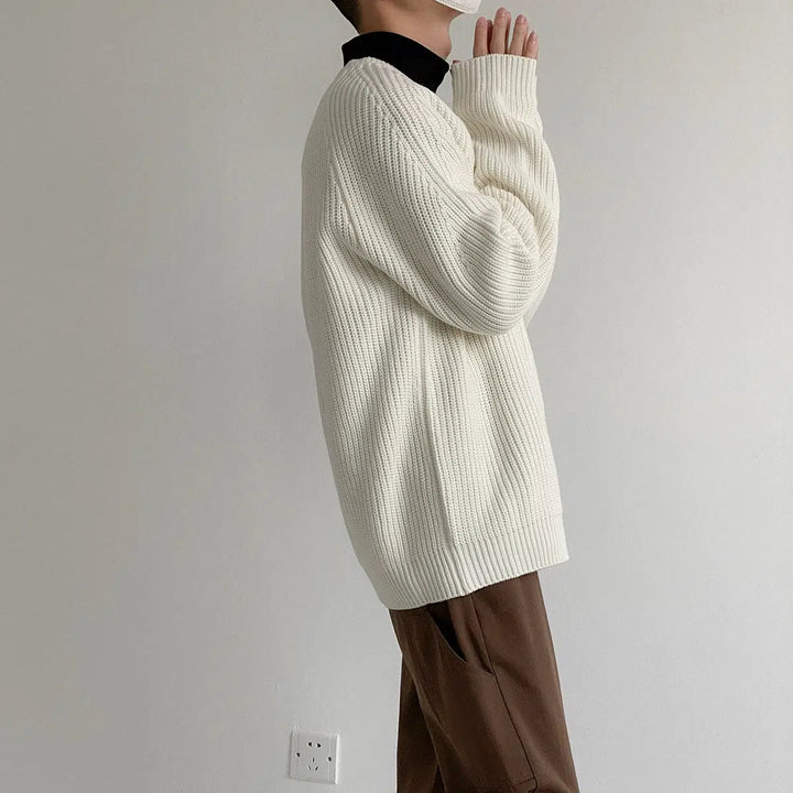 Casual Round Neck Pullover