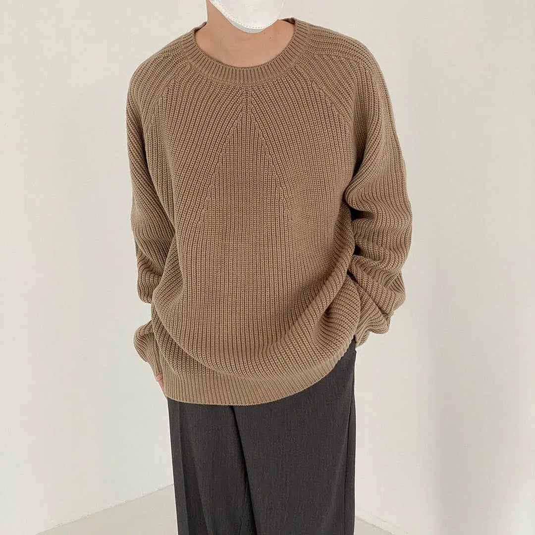 Casual Round Neck Pullover