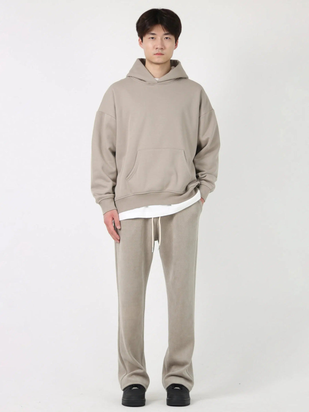 Casual Straight-Leg Drawstring Pants