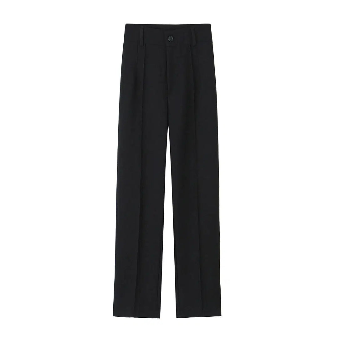 Casual Straight-Leg Pants