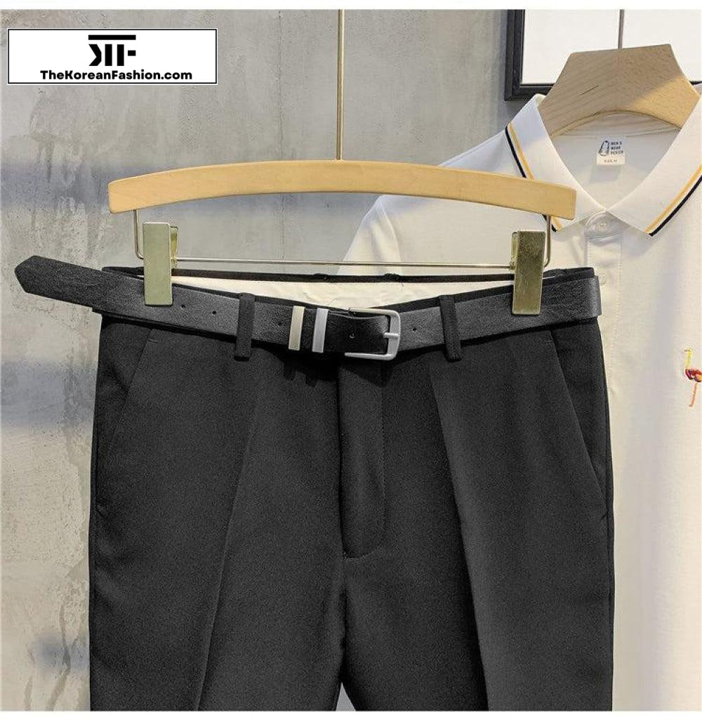 Casual Suit Short With Belt