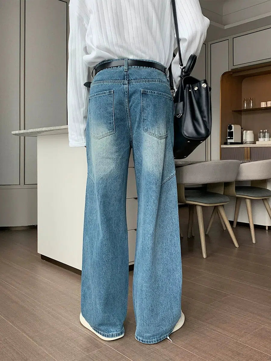 Casual Wide-Leg Jeans