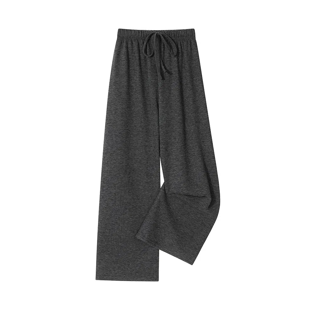 Drawstring Wide-Leg Pants