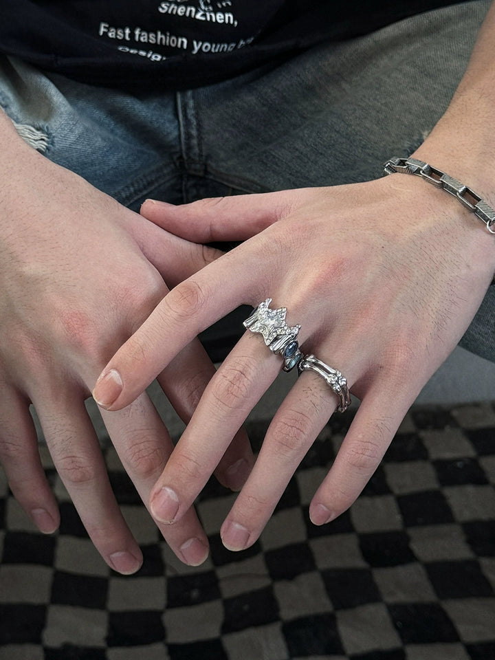 Celestial Star Gemstone Ring