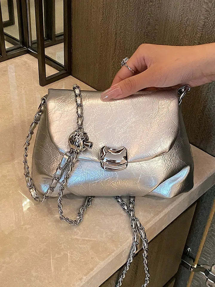 Chain Strap Small Square Bag