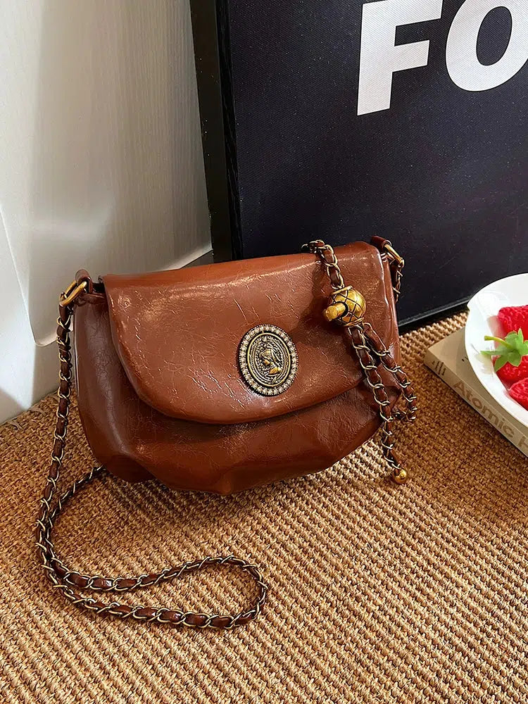 Chain Strap Small Square Bag