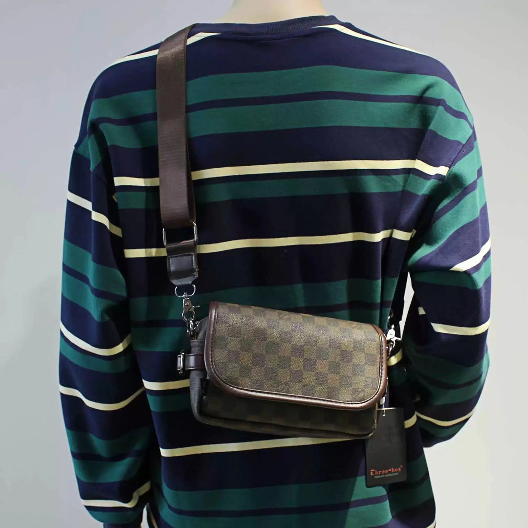 Checkered Crossbody Bag