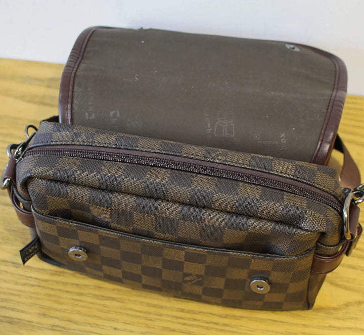 Checkered Crossbody Bag