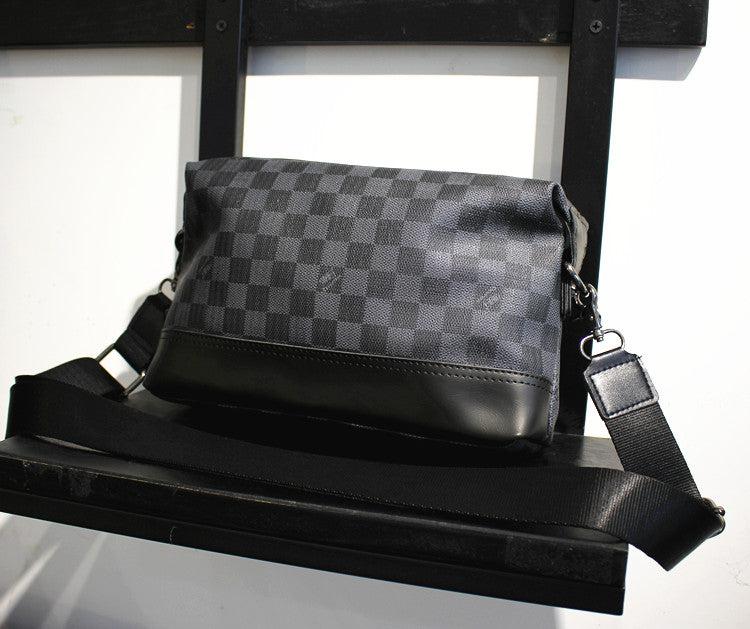 Checkered Messenger Bag