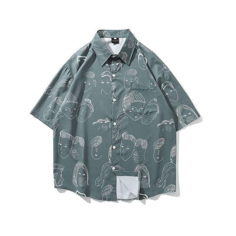 Chiffon Printed Character Shirt