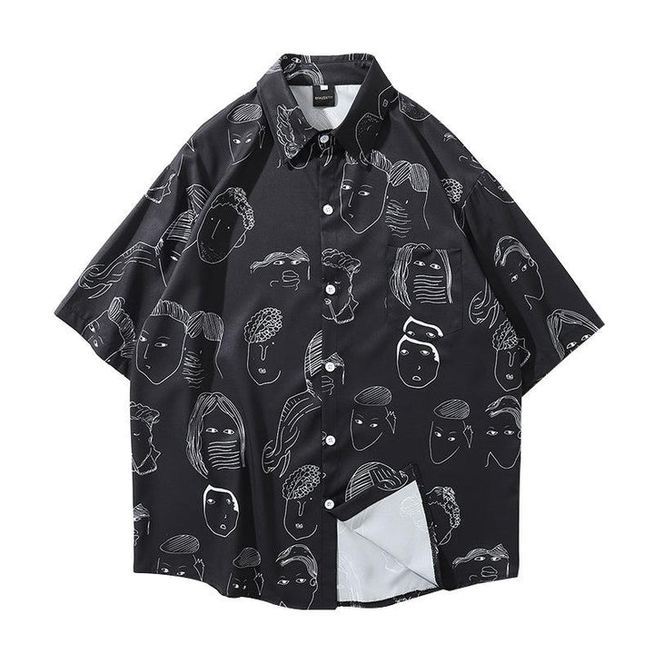 Chiffon Printed Character Shirt