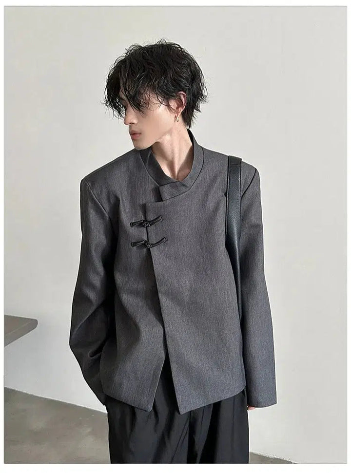 Chinese Style Double Button Suit