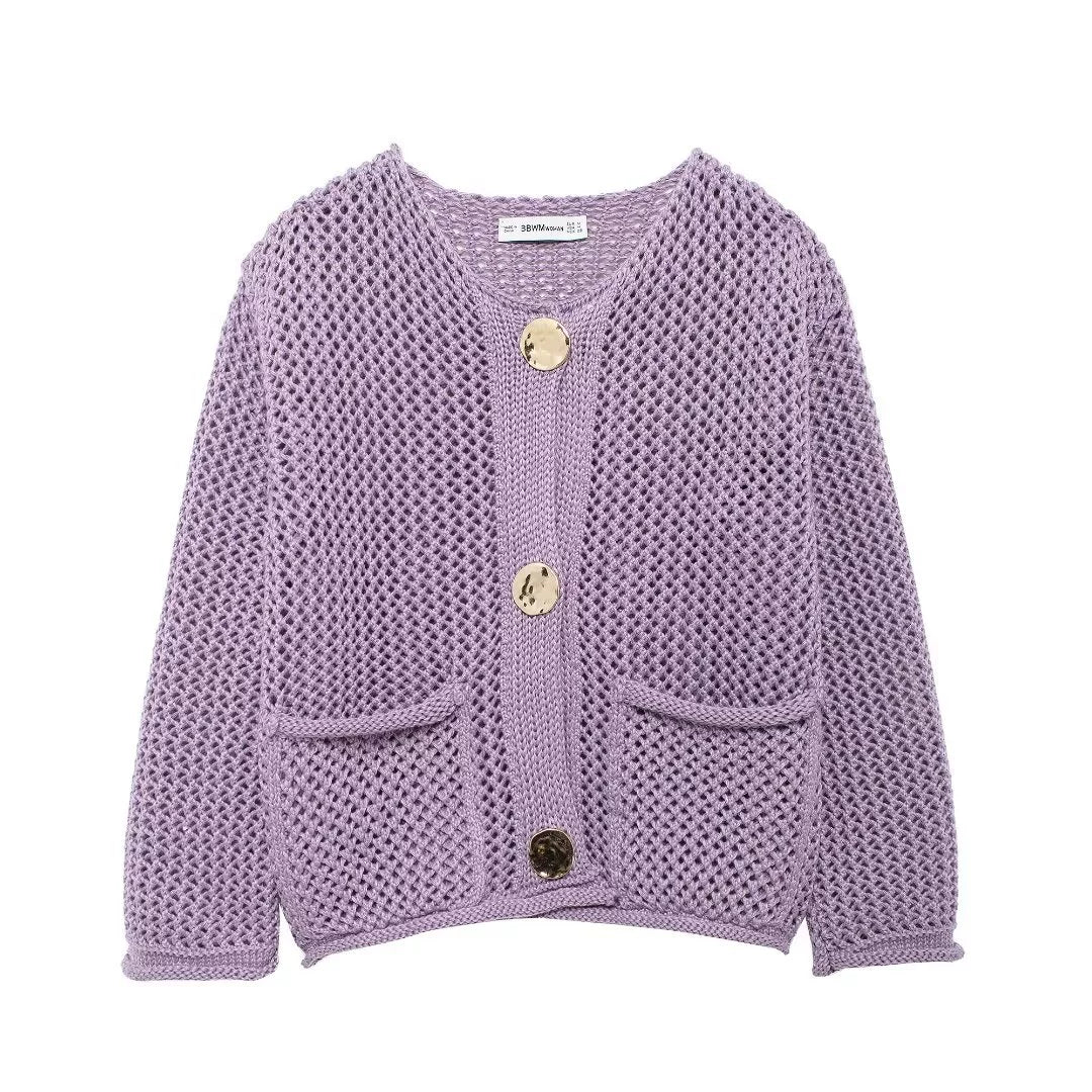 Chunky Knit Button Cardigan