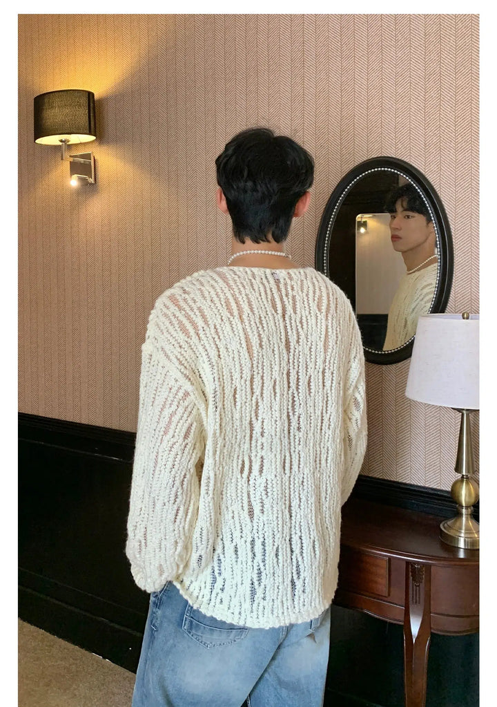 Chunky Knit Textured Sweater