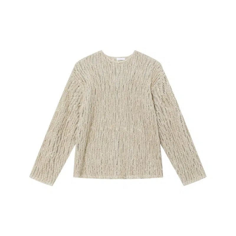 Chunky Knit Textured Sweater