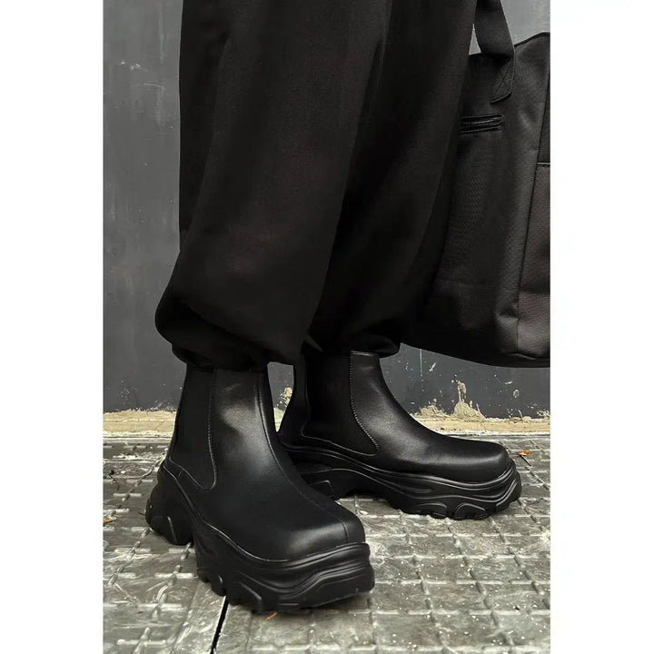 Chunky Sole Chelsea Boots