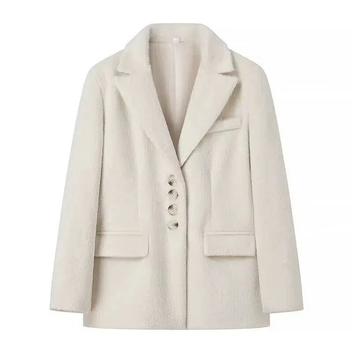 Classic Button Woolen Coat