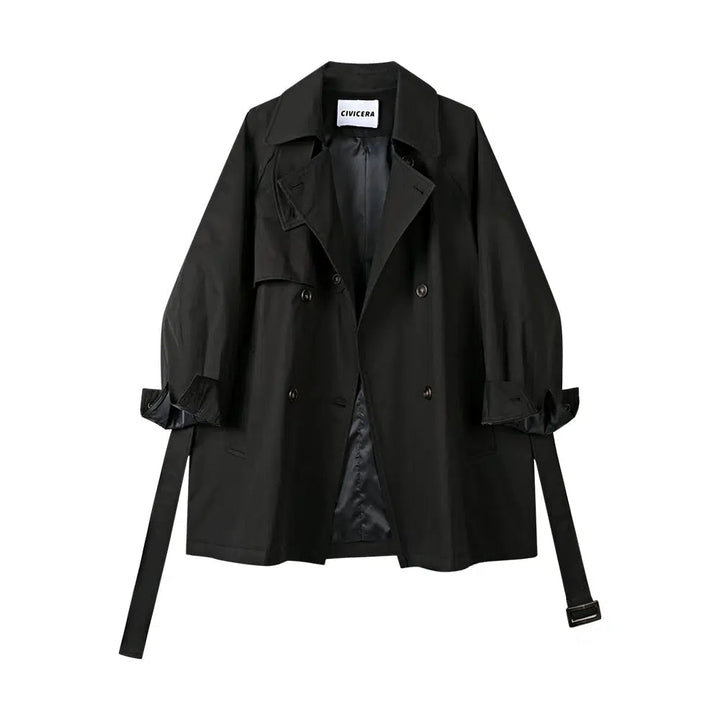 Classic Double-Breasted Trench Coat