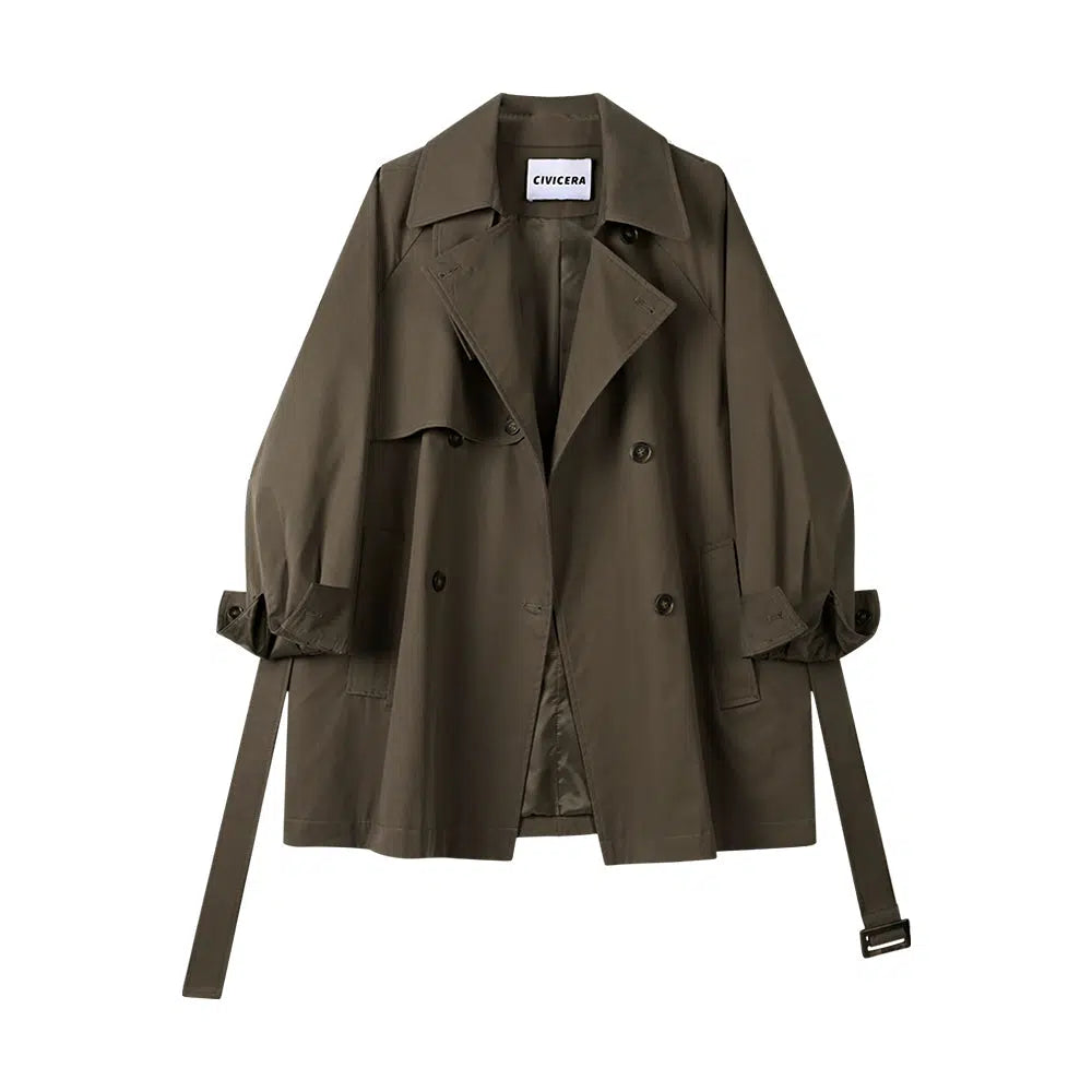 Classic Double-Breasted Trench Coat