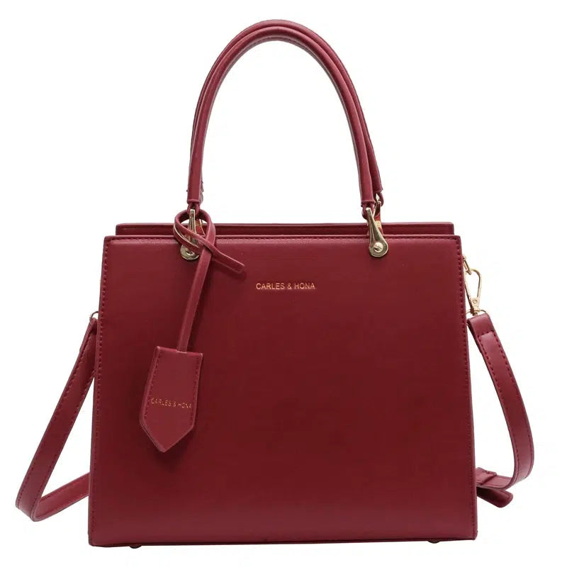 Classic Faux Leather Tote Bag