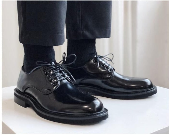 Classic Leather Lace-Up Dress Shoes