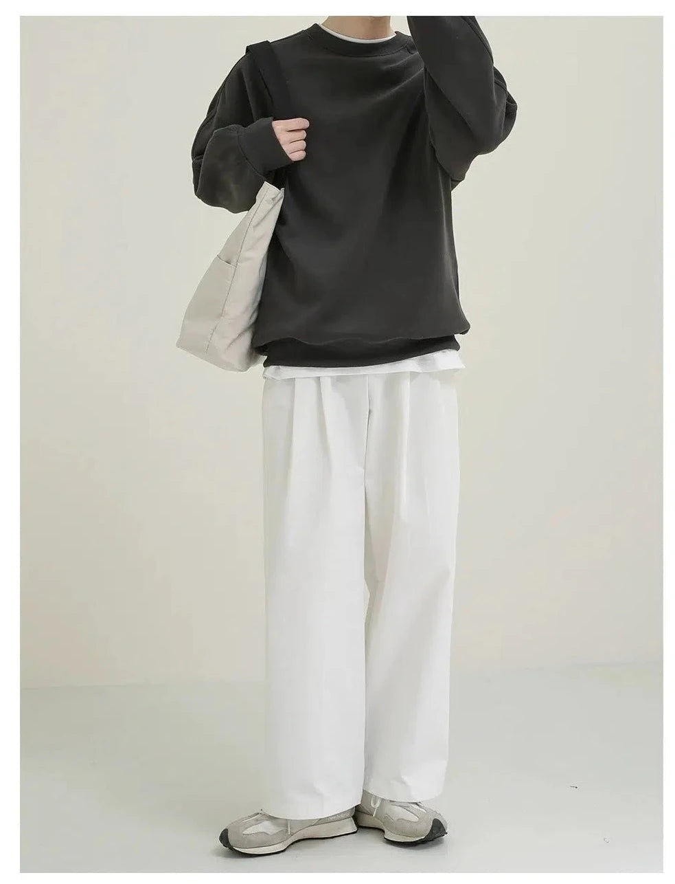 Classic Oversized Fit Crewneck Sweatshirt