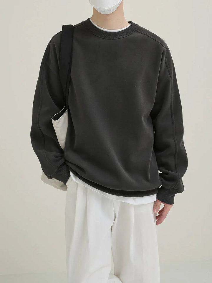 Classic Oversized Fit Crewneck Sweatshirt