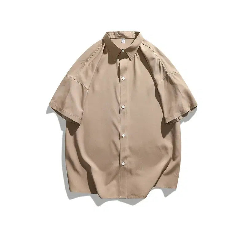 Classic Short Sleeve Button-Up Shirt