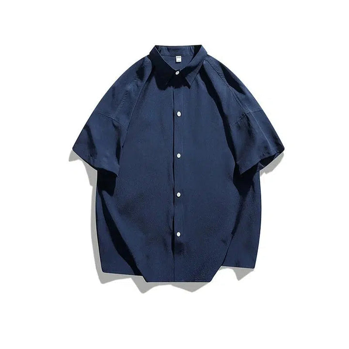 Classic Short Sleeve Button-Up Shirt