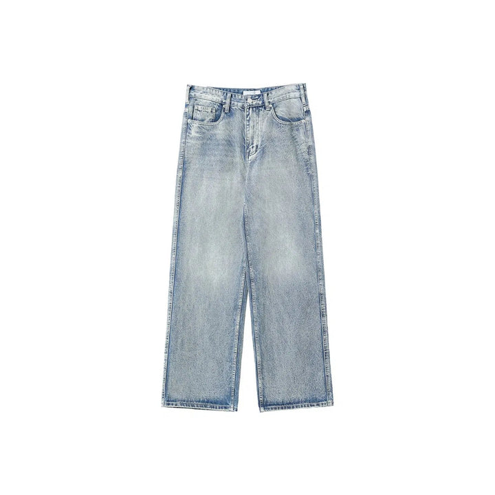 Classic Straight-Leg Denim Pants