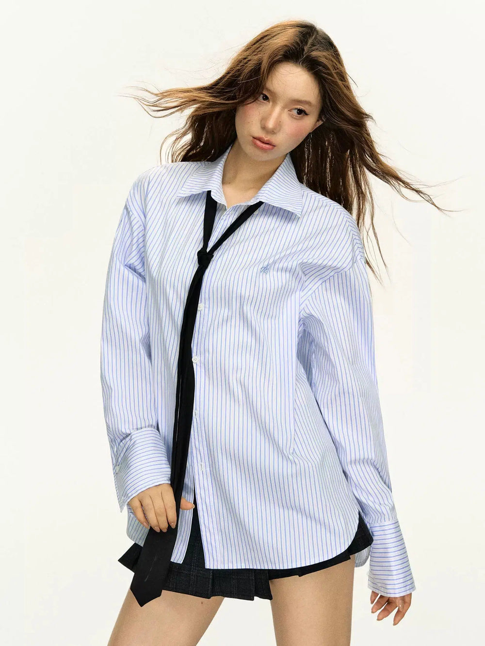 Classic Striped Button-Up Shirt