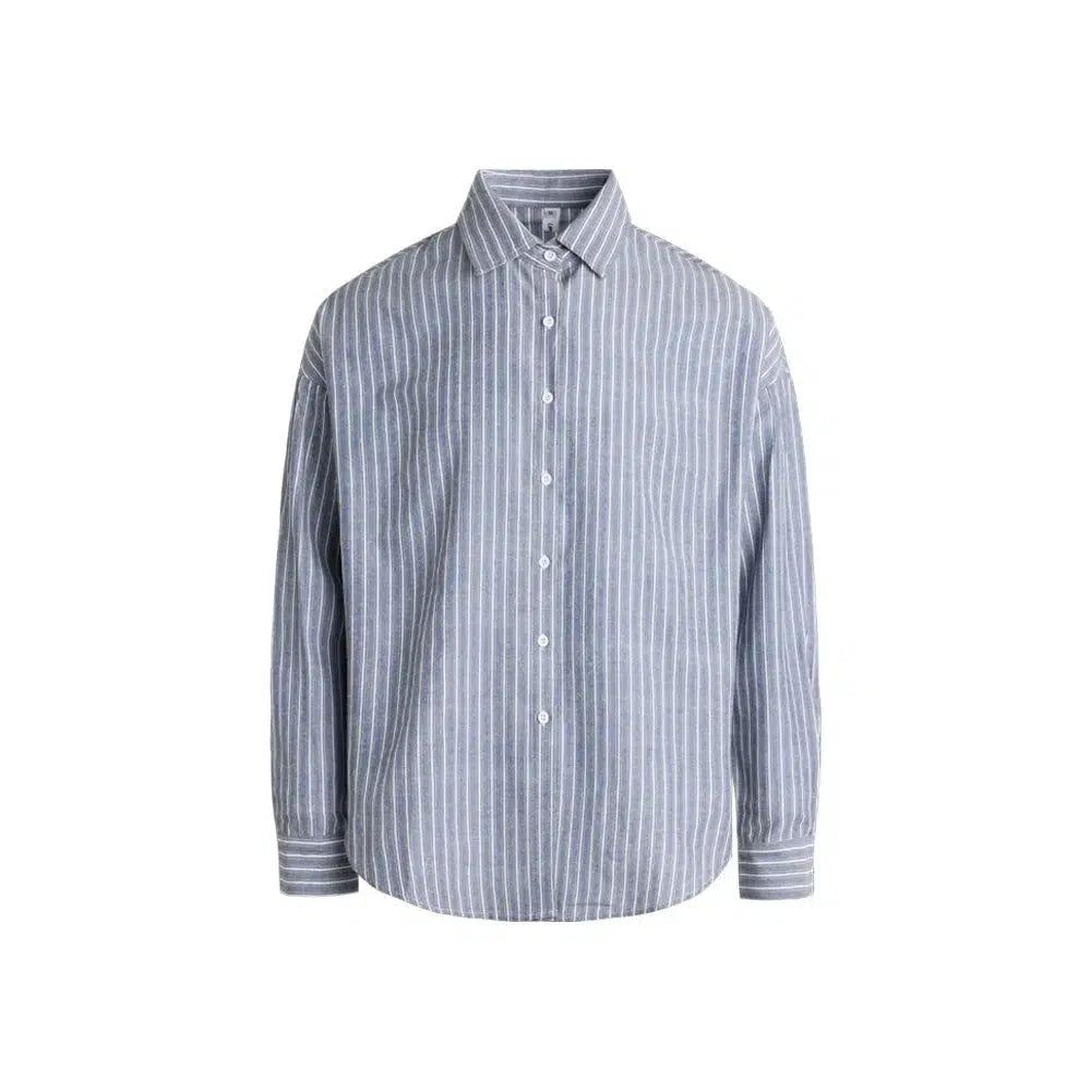 Classic Striped Button-up Shirt