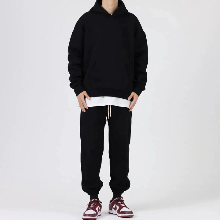 Classic-fit Hoodie with Front Pocket