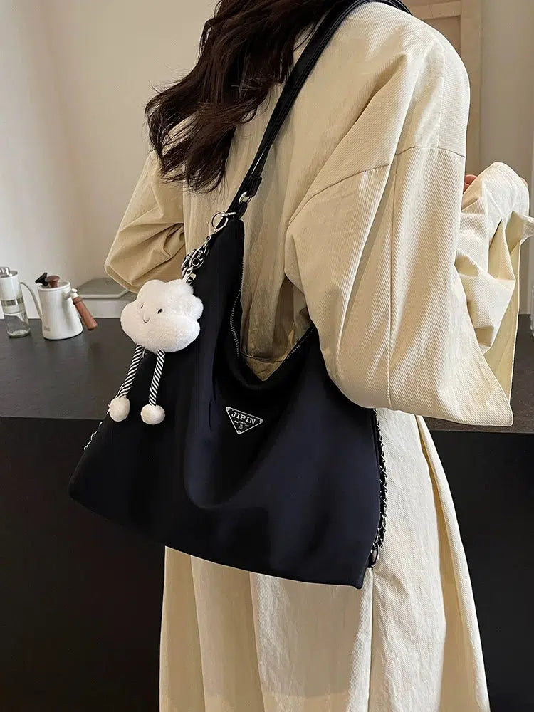 Cloud Charm Nylon Shoulder Bag